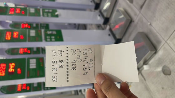 Apotheek Thermal Printing Scale for Height Weight BMI Measurement in Shopping Centers