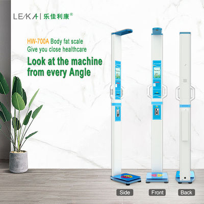 Ultrasone sonde sensor munt bediend BMI hoogte gewichtsschaal met digitaal display
