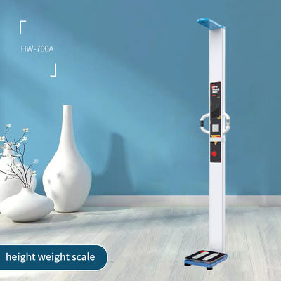 Digitale hoogte- en gewichtsschaal LEKA LCD-scherm Gewichtsbereik 8-200 kg Afdeling 0,1 kg