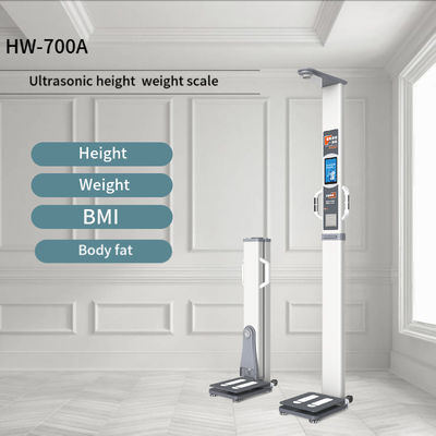 AC100-220V stroomtoevoer lichaamsvet BMI lengte gewicht weegschaal munt bediende machine