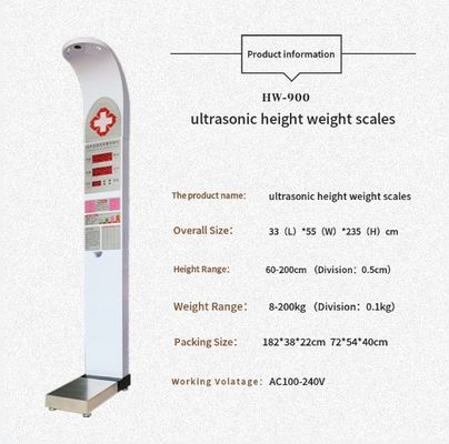 Grote en krachtige medische lichaamsanalysemachine / Bmi-analysator met aangepaste opties