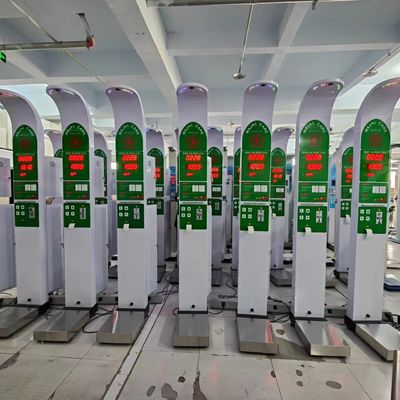 Apotheek, met munt bediende verkoopmachine voor het meten van lengte en gewicht 200 kg