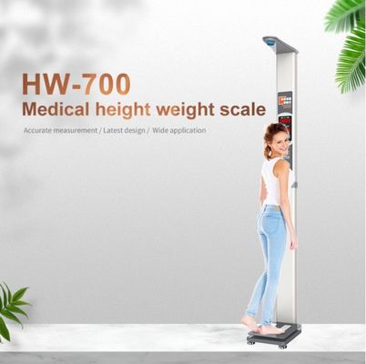 AC100-240V stroomvoorziening Munt bediend Hoogte gewicht machine voor ziekenhuizen Gyms Kliniken