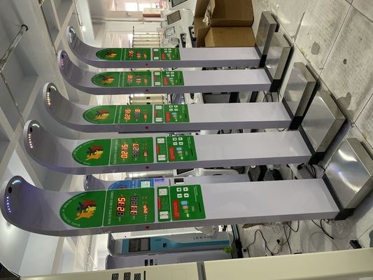 Gepersonaliseerde kleuren-LED-display Munt bediend lichaamsgewicht Hoogte schaal voor apotheek