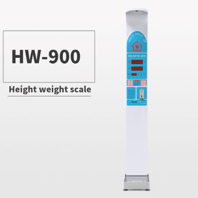 AC100-240V stroomtoevoer Medische BMI-lichaamswaarde met ultrasone hoogte-gewichtssysteem