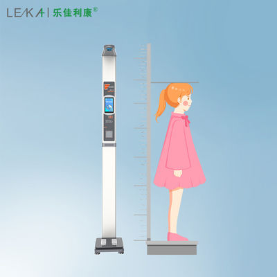 Hoogtebereik 0-200 cm Ultrasone hoogte- en gewichtsmachines voor gezondheidstoezicht