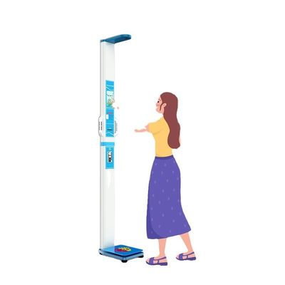 Stalen 220V/50Hz digitale precisiebalans met LCD-display BMI en lichaamscompositie analyse