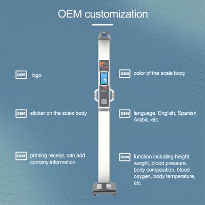 Digitale precisiebalans voor BMI- en lichaamscompositieanalyse LCD-scherm 220V/50Hz