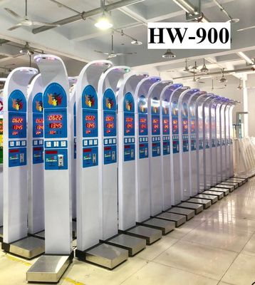 HW-900 Body Height and Weight Vending Machine voor munt bediende BMI in Spaans Arabisch