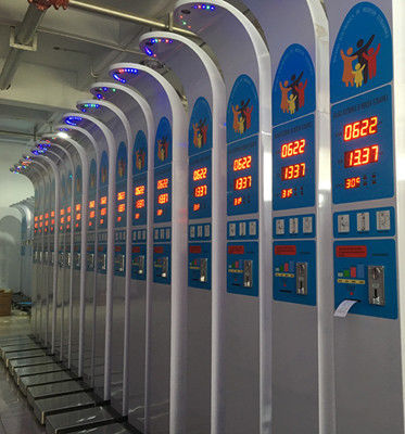 HW-900 Body Height and Weight Vending Machine voor munt bediende BMI in Spaans Arabisch