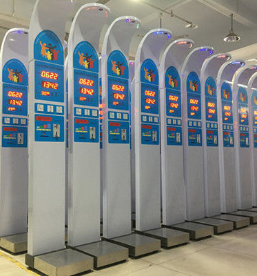 HW-900 Body Height and Weight Vending Machine voor munt bediende BMI in Spaans Arabisch
