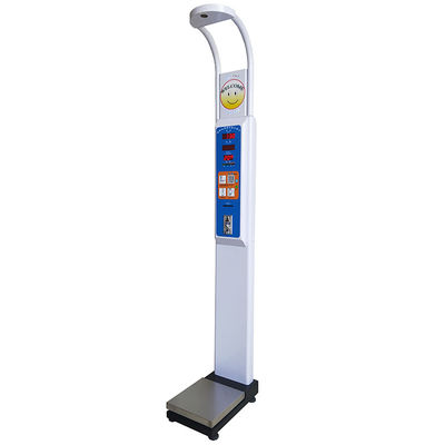 N.W 38kg Medische kwaliteit Hoogte Gewichtsschaal voor HW-600 Munt bediende elektronische BMI-machine