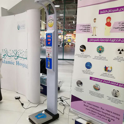 LED-digitale beeldscherm Body BMI-machine voor nauwkeurige hoogtemeting in apotheken