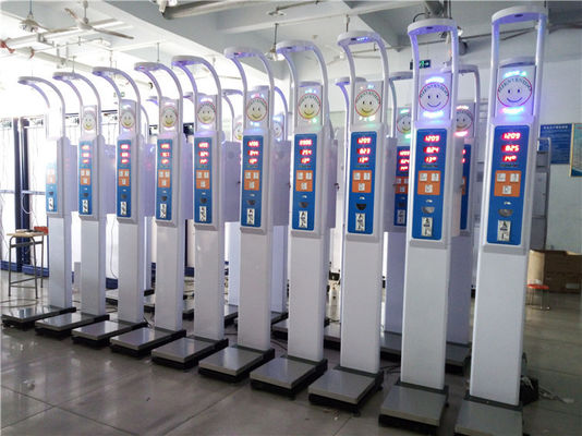 Munt bediende hoogte gewicht BMI machine voor gewichtsbereik 1-200kg en hoogtebereik 0-200cm