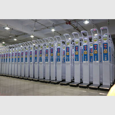 Muntkioskmachine met digitale BMI-schaal en afdruk G.W. 45kg RS-232
