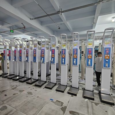 Apotheek Munt bediende medische ultrasone BMI hoogte gewicht machine met ISO9001