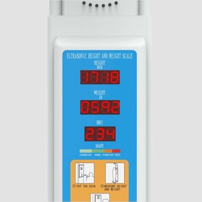 Aanpasbare HW-600 munt bediende digitale hoogte meet schaal 45 kg G.W.