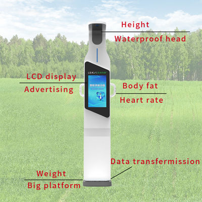 Indoor Outdoor Scale met groot display en lichaamsvetanalysator Productgrootte 40*60*240cm