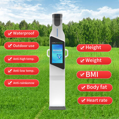 Indoor Outdoor Scale met groot display en lichaamsvetanalysator Productgrootte 40*60*240cm